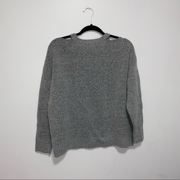 SOFT CUT-OUT SHOULDER SWEATER - Picture 4 of 4